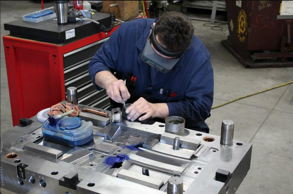 Worker working on ECN