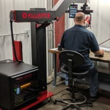 Our in-house Alliance ID1 Fiber Laser