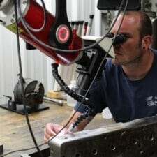 Our in-house Alliance ID1 Fiber Laser